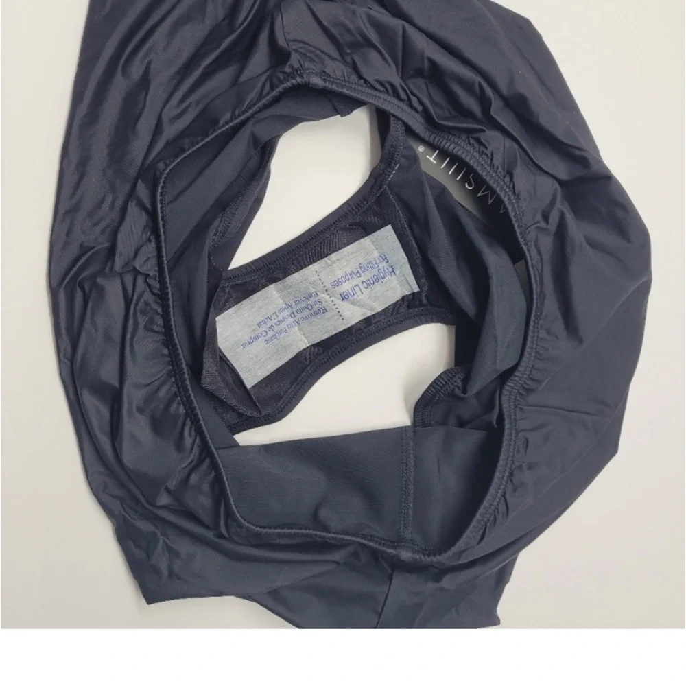 NWT Slimming Control Solid Swim Bikini Skirt Dreamsuit by Miracle Brands. BLK - Picture 7 of 8